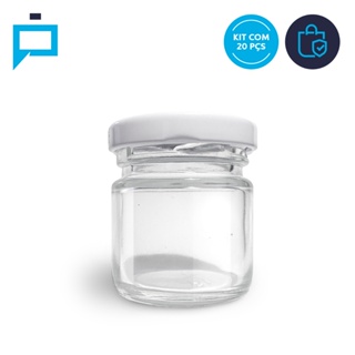 20 Potinho De Vidro Geleinha/Papinha 40 ml Lembrancinhas em Oferta na Shopee