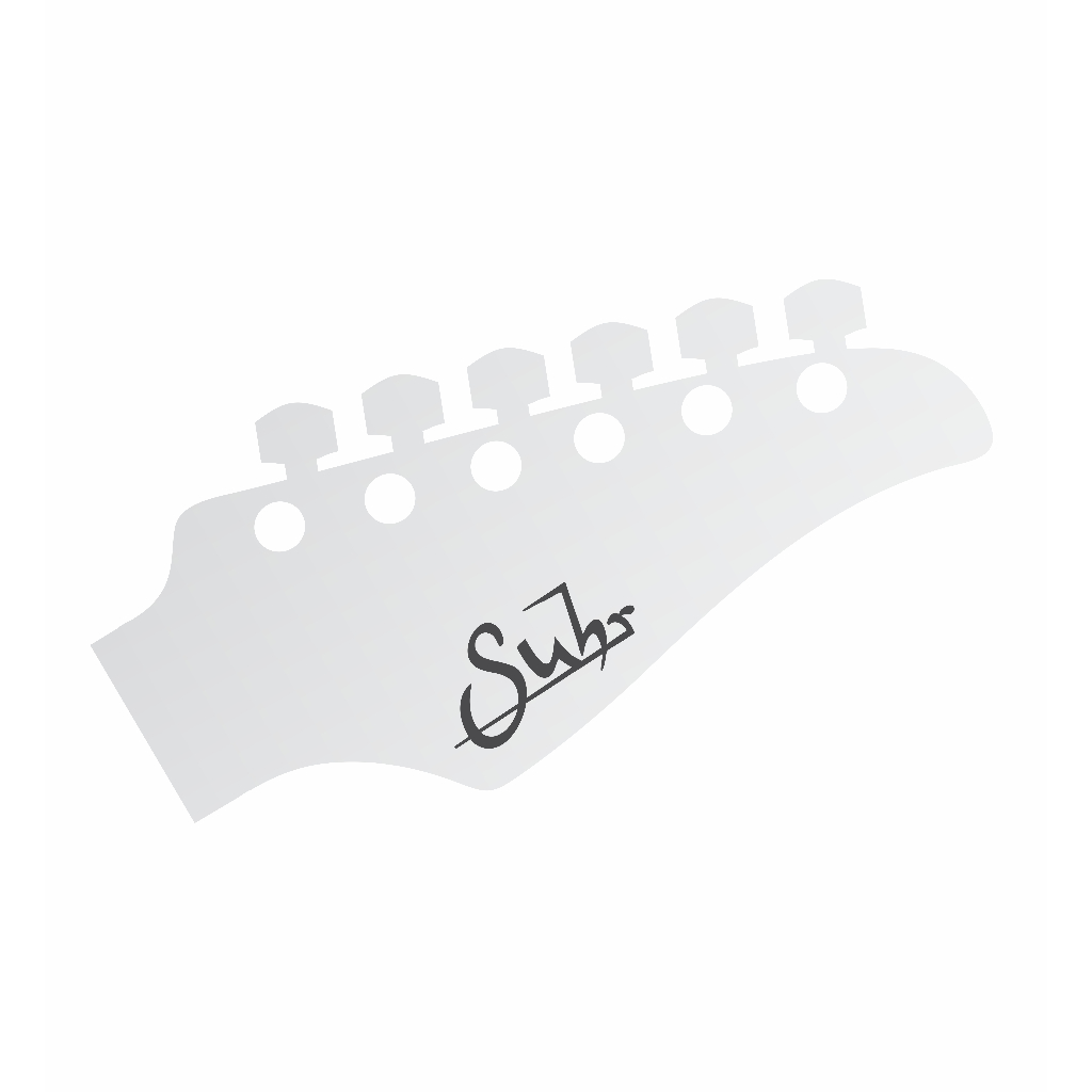 Decalque Suhr 4,5cm Para Headstock - Adesivo Vinil Premium