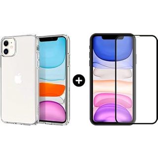 Capa Capinha Transparente Anti impacto + Película de Vidro 3D IPHONE 11,11PRO E 12/12 PRO
