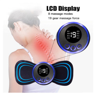 Pescoço Mini Massageador de Cervical Elétrico Portátil Alivia Dores Corpo