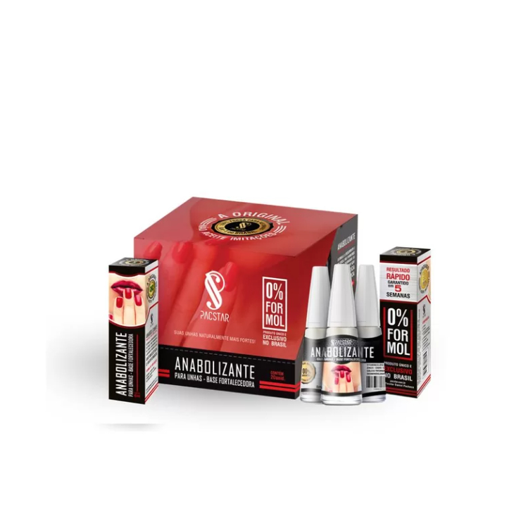 Caixa Base Anabolizante Fortalecedora de unhas Pacstar