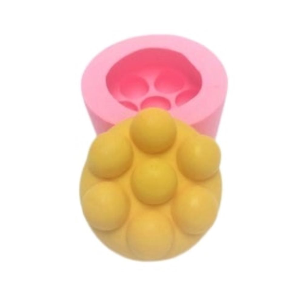 Massageador Redondo Molde Forma De Silicone Para Sabonete VELA,Biscuit, Resina, cimento, gesso, Artesanato