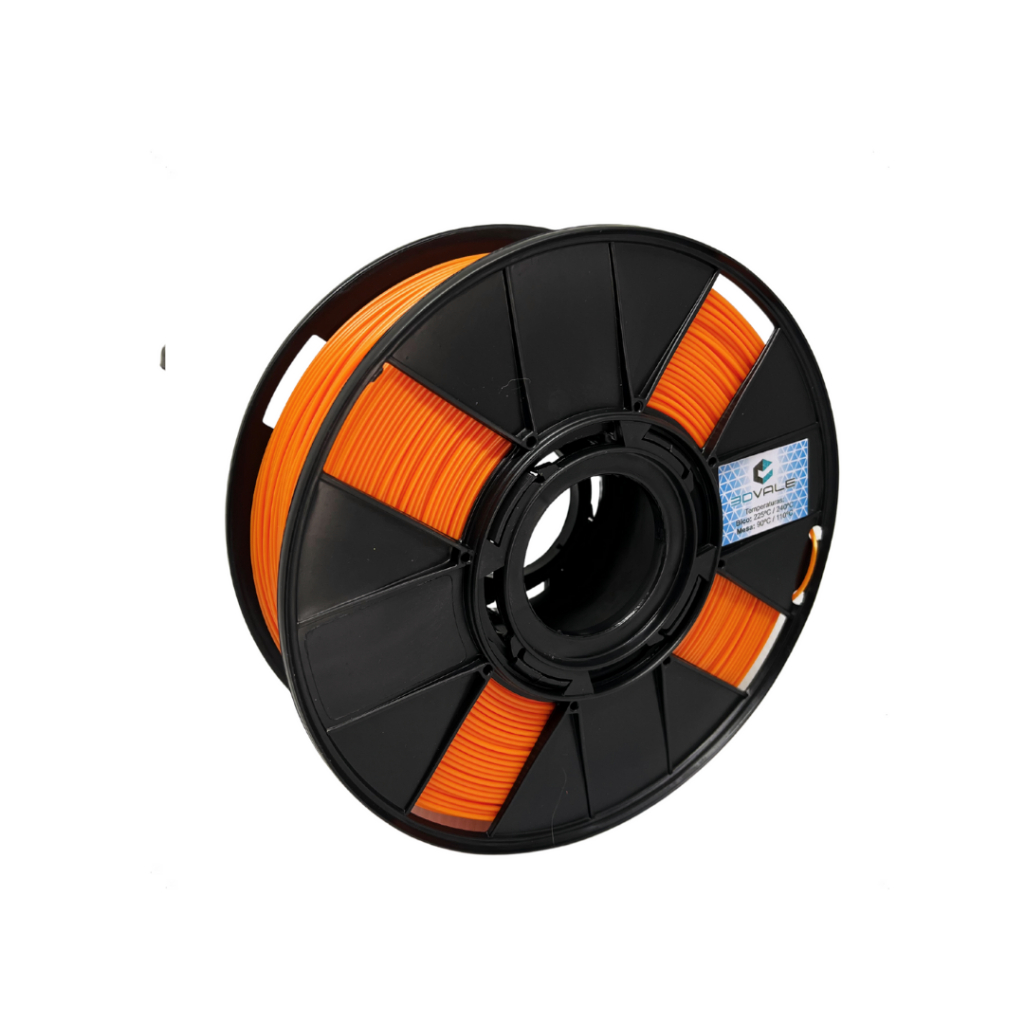 1kg De Filamento ABS 3dvale Laranja Para Impressora 3d