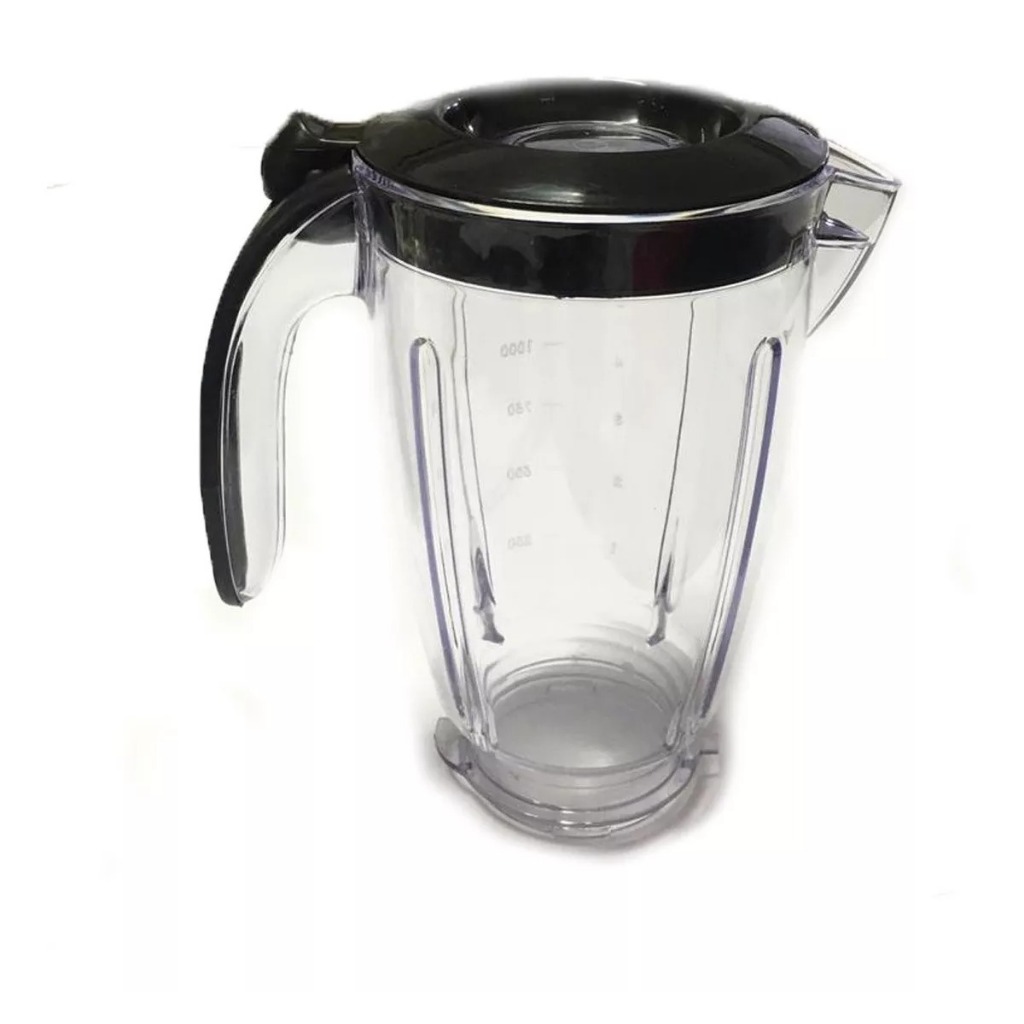 COPO LIQUIDIFICADOR WALITA ACRILICO PRETO RI2044 E RI2081 COMPLETO COM TAMPA