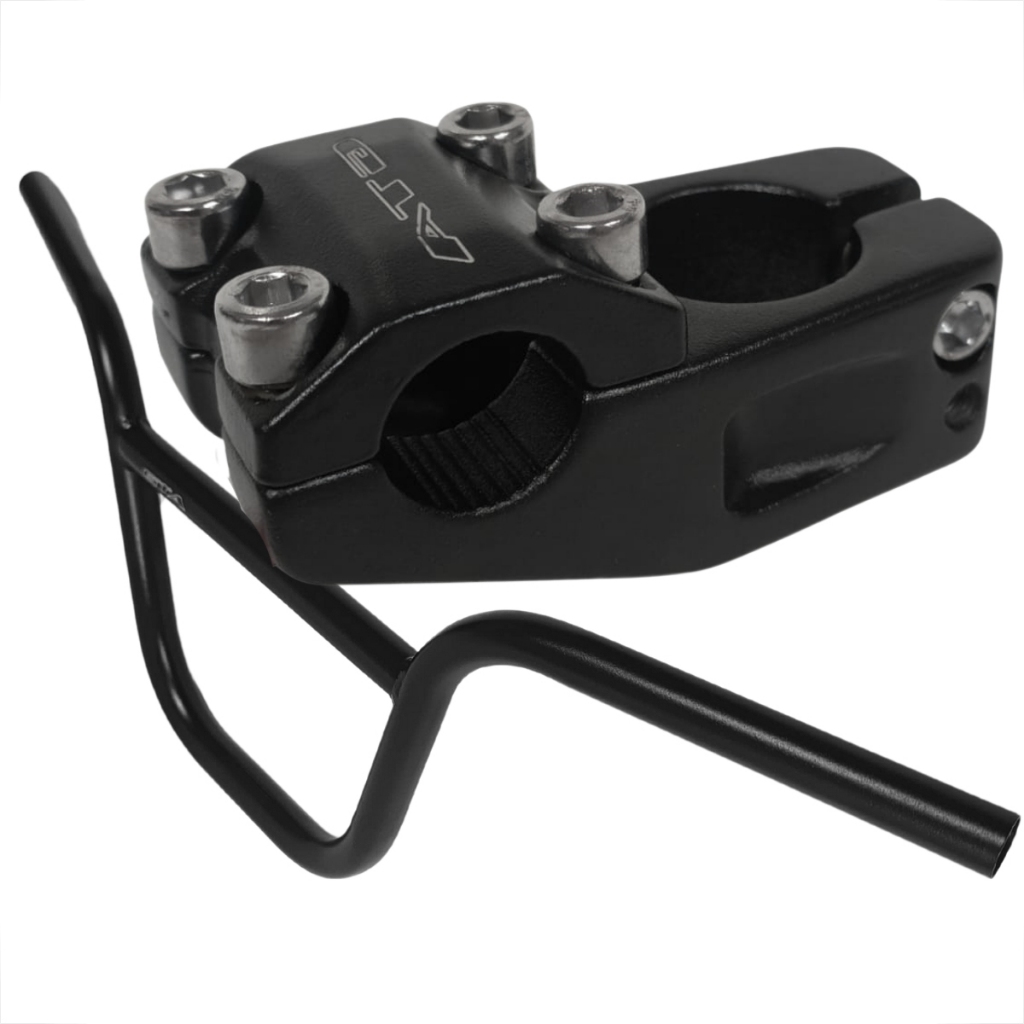 Guidão De Bicicleta Aro 26 Aro 29 Alto Bmx Aço Preto 670mm x 22.2mm 190mm De Altura Elevado Cross Mtb Speed + Mesa Avanço Bike Suporte de Guidão Para Bicicleta BMX