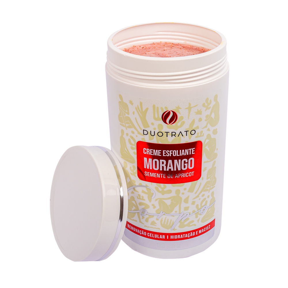 Creme Esfoliante Morango 1kg Duotrato