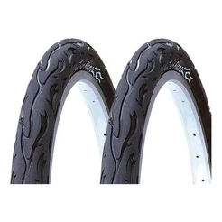 KIT PAR PNEU KENDA FLAME 26 X 2.125 BALÃO SLICK BIKE MOUNTAIN BIKE MTB