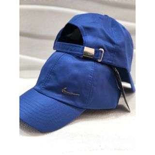 Boné Swoosh Metal Símbolo Cromado Aba Curva Tactel - Pronta Entrega!