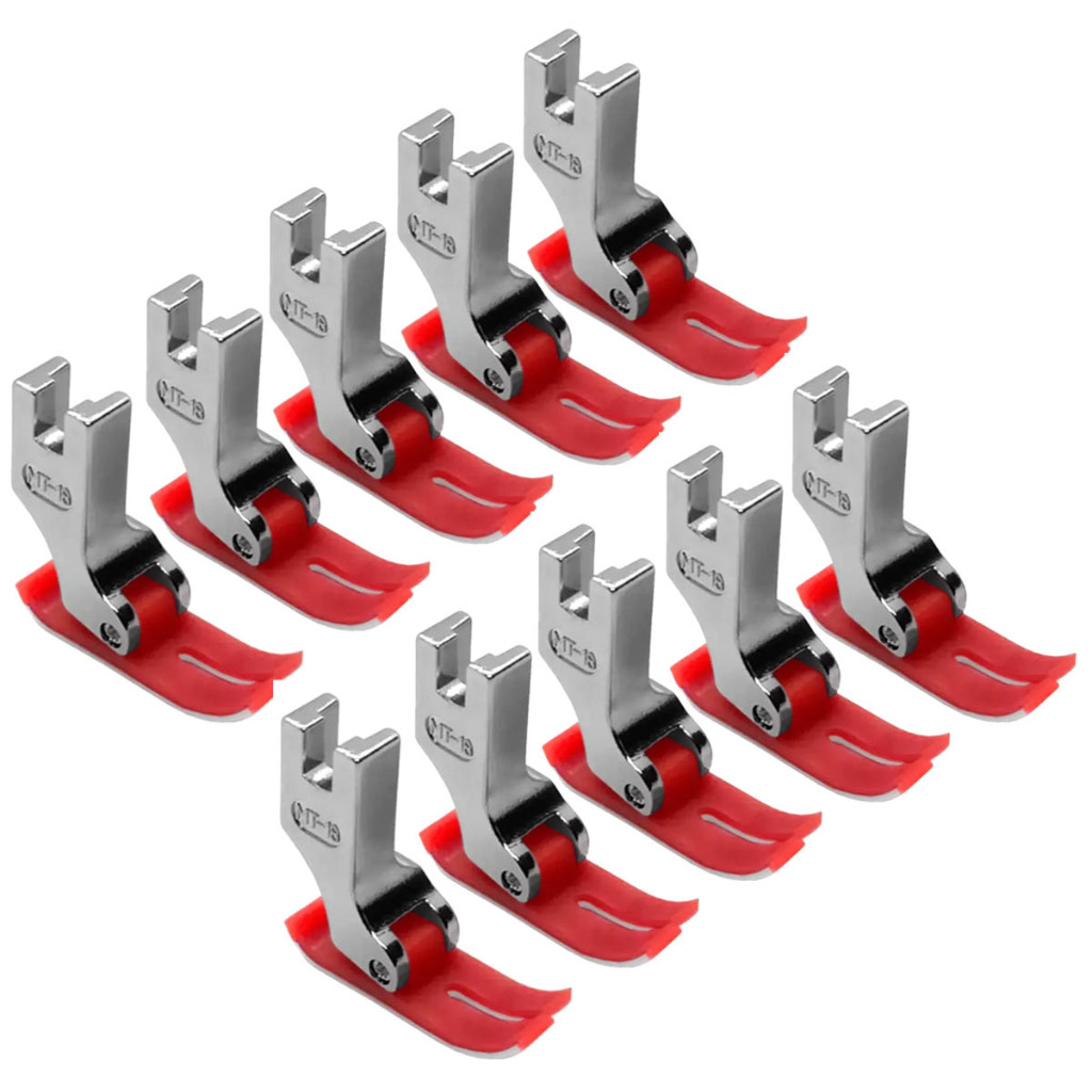 10 Calcador Teflon Deslizante Industrial Couro Plastico em Oferta na Shopee