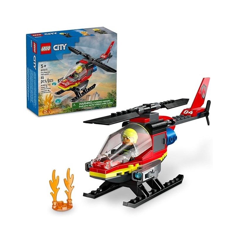 Lego City Helicóptero dos Bombeiros - 60411 - Mom & Baby