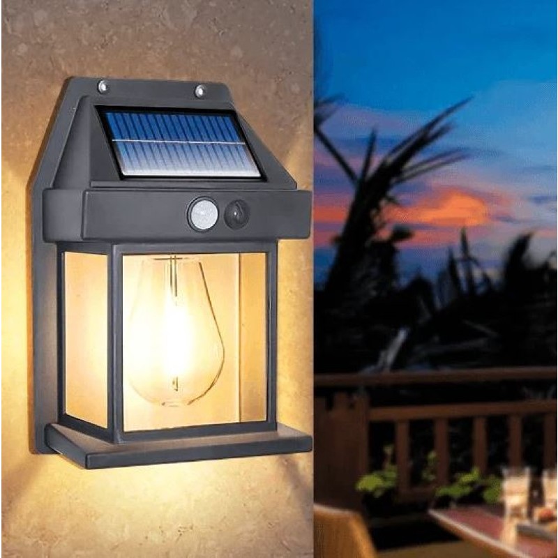 Luminaria Solar Com Movimento Sensor Luz De Parede Lâmpada LED, 3 Modos De Iluminação, Luz Solar Impermeável, Energia Solar,
