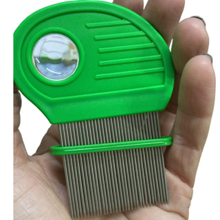 Pente Fino de Ferro Aço Inox Metal Removedor Tira Piolhos e Lêndeas Pente Piolhos Volta as Aulas Creche Escola M Mari