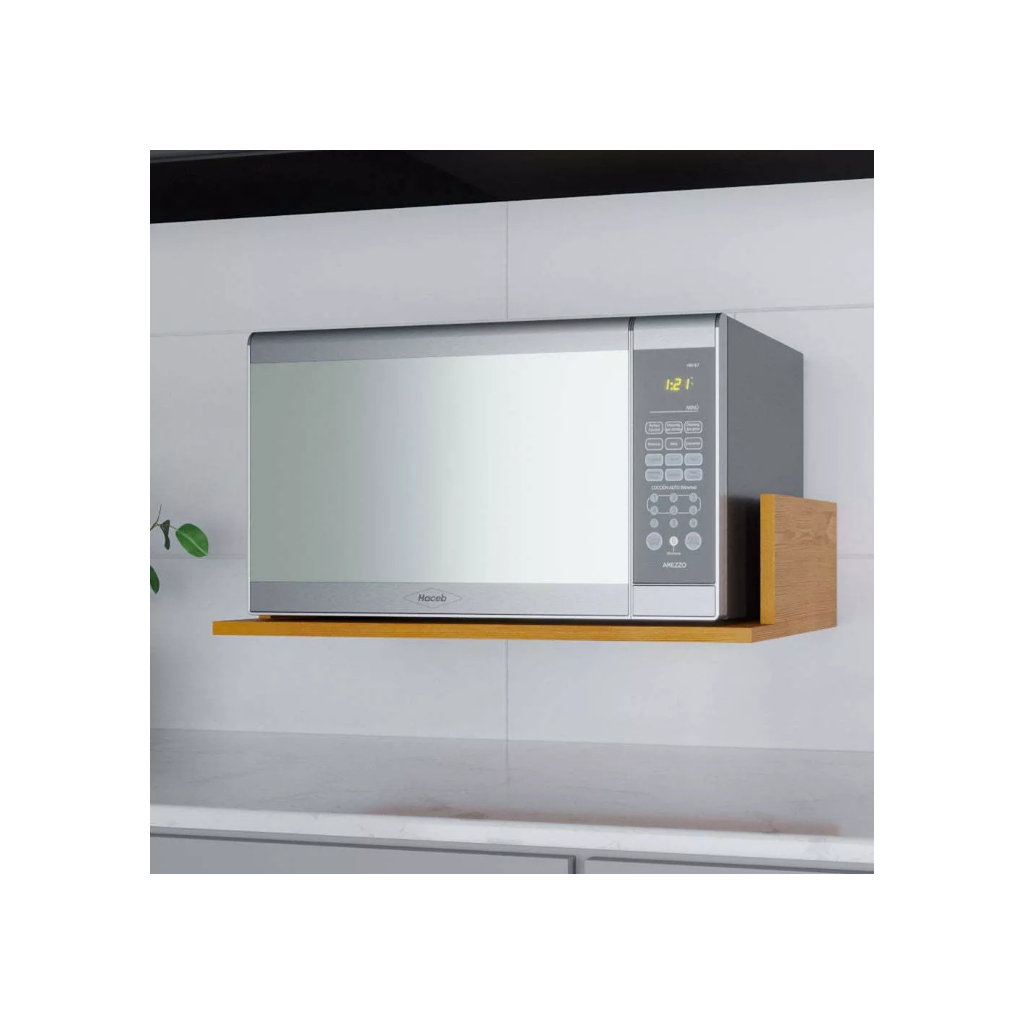 Prateleira Suporte Para Microondas Forno Airfryer Impressora Nicho Mdf Apoio Base 60cm em Oferta na Shopee