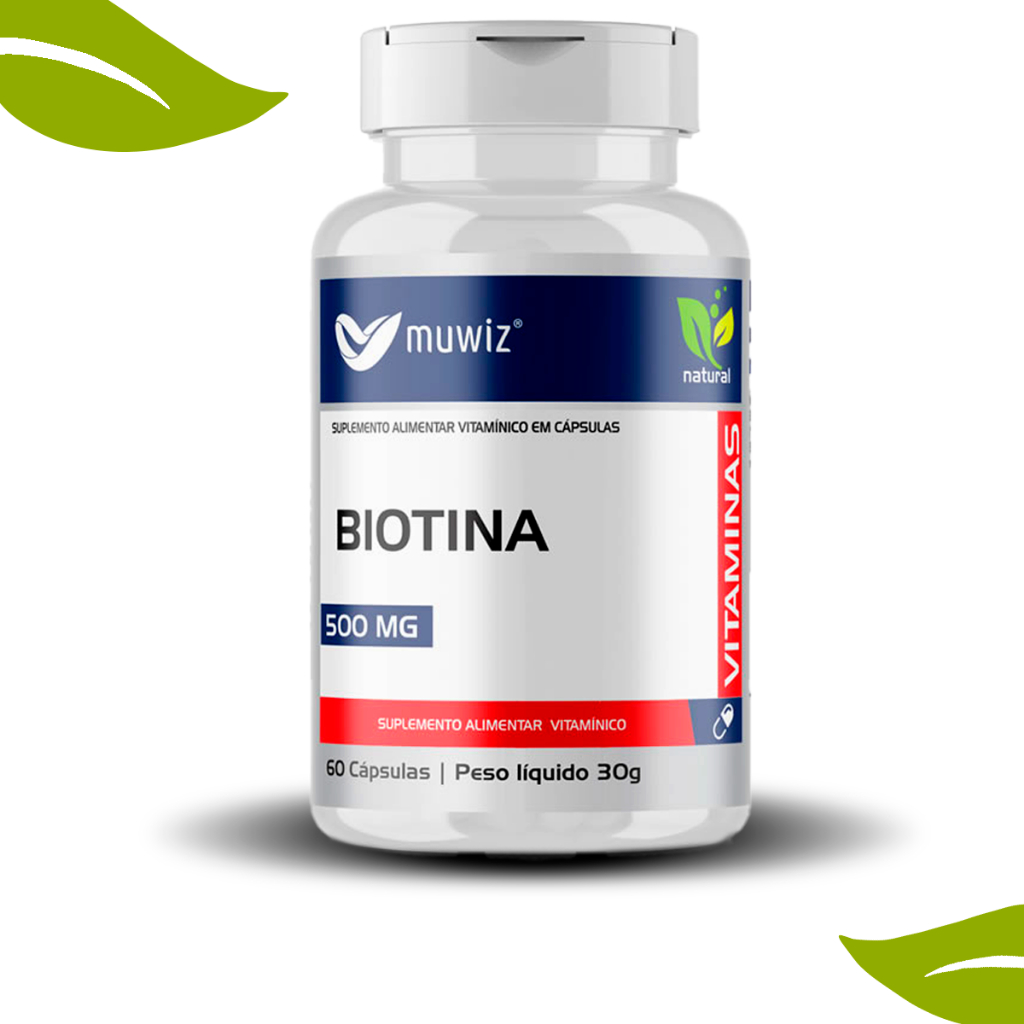 Biotina Muwiz Original - 60 Cápsulas