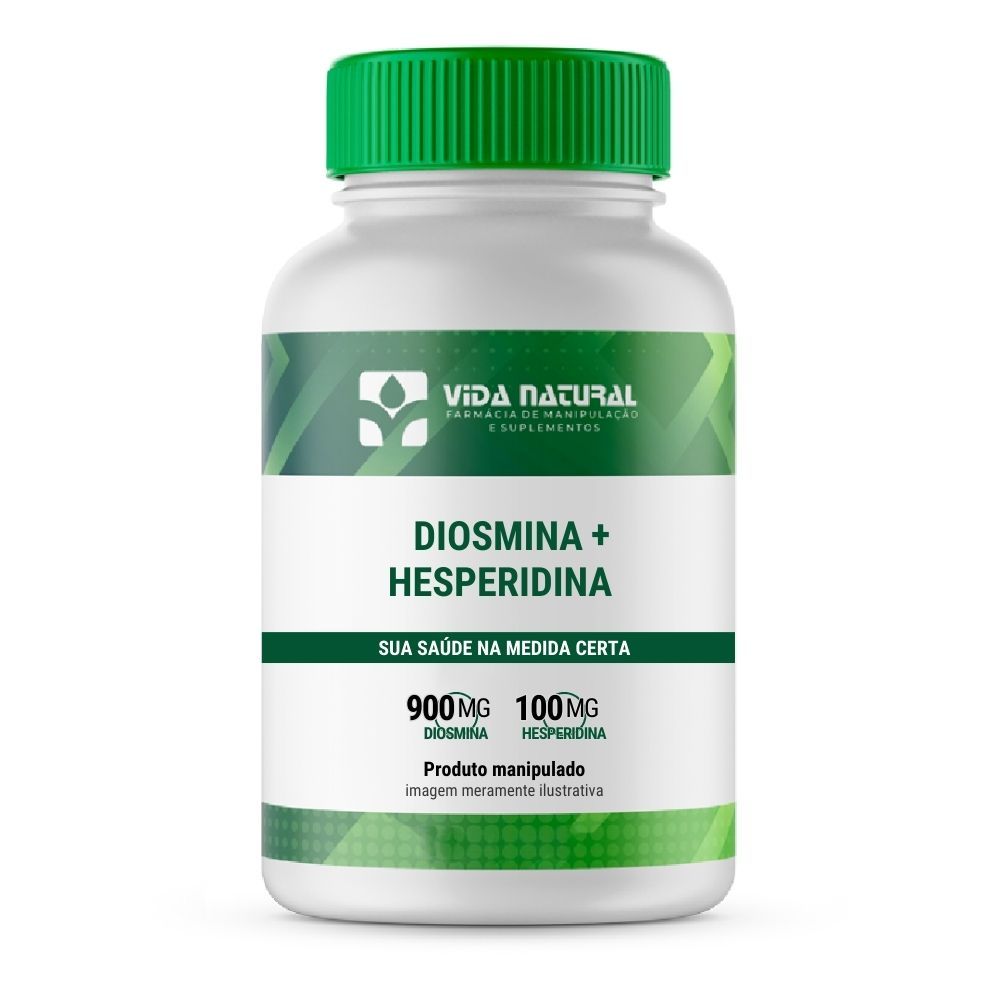 Diosmina 900mg + Hesperidina 100mg 90 cápsulas | 120 cápsulas - Vida Natural