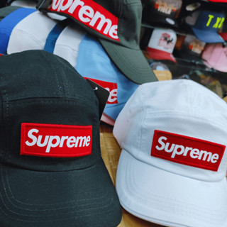 Boné Supreme lançamento 2023 aba curva Ajustável streetwear proteção UV Linha Premium
