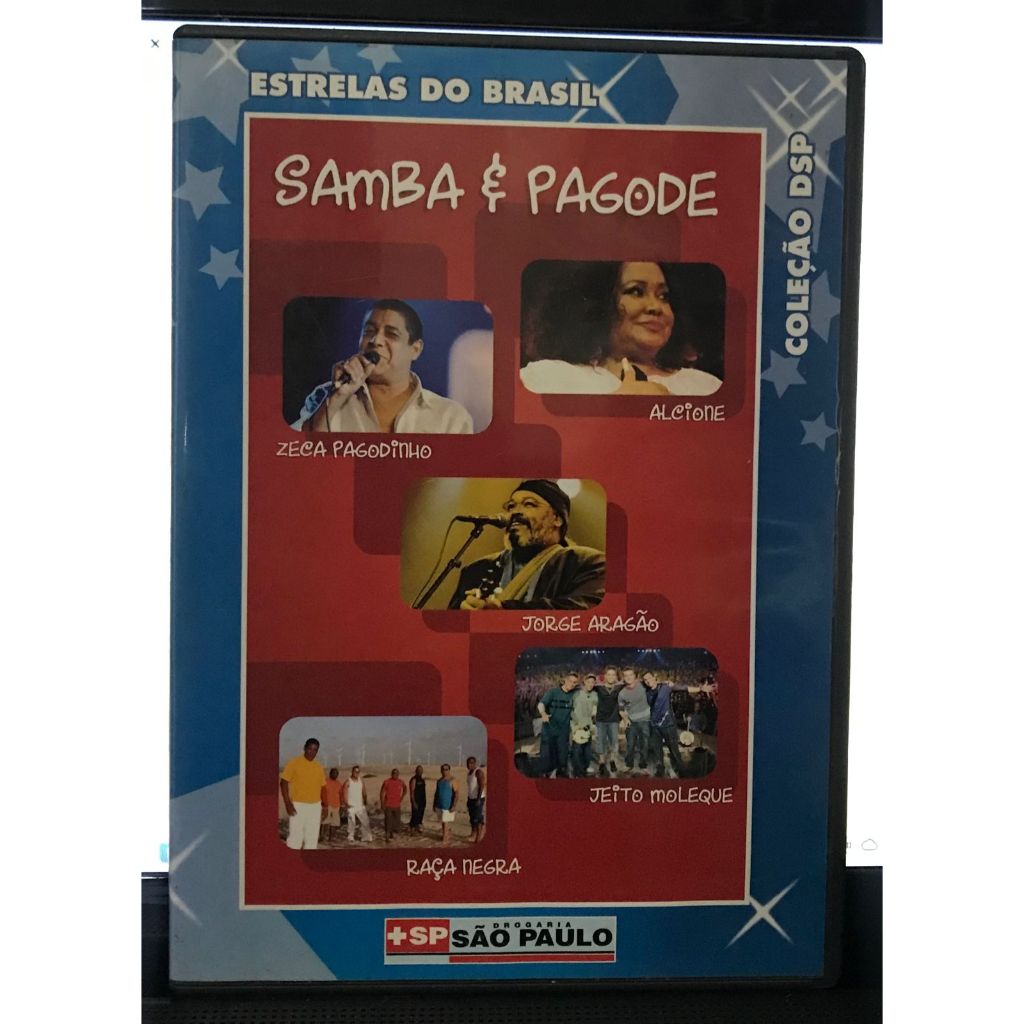 DVD  samba & pagode - estrela do brasil       489