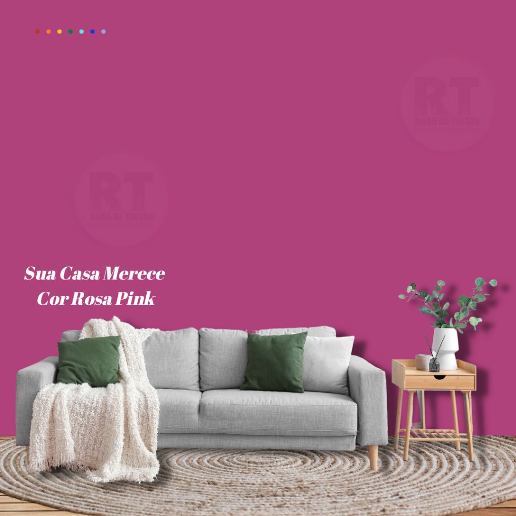 Tinta Semi Brilho Rosa Pink Parede 800ml Brasiplus Acrílica Lavável SemiBrilho em Oferta na Shopee