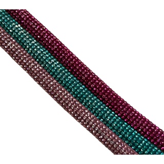 Tira de strass meia cana 8mm alinhada pintada - 1mm em Oferta na Shopee