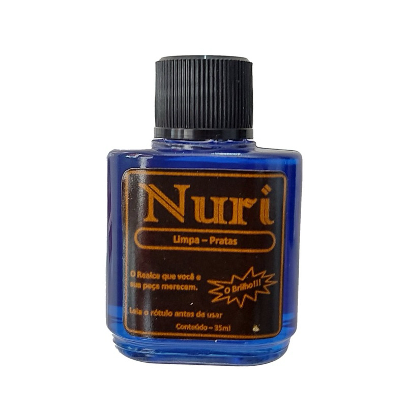Limpa Prata “ORIGINAL” NURI 35ml - Liquido Para Limpar Pratas em Oferta na Shopee