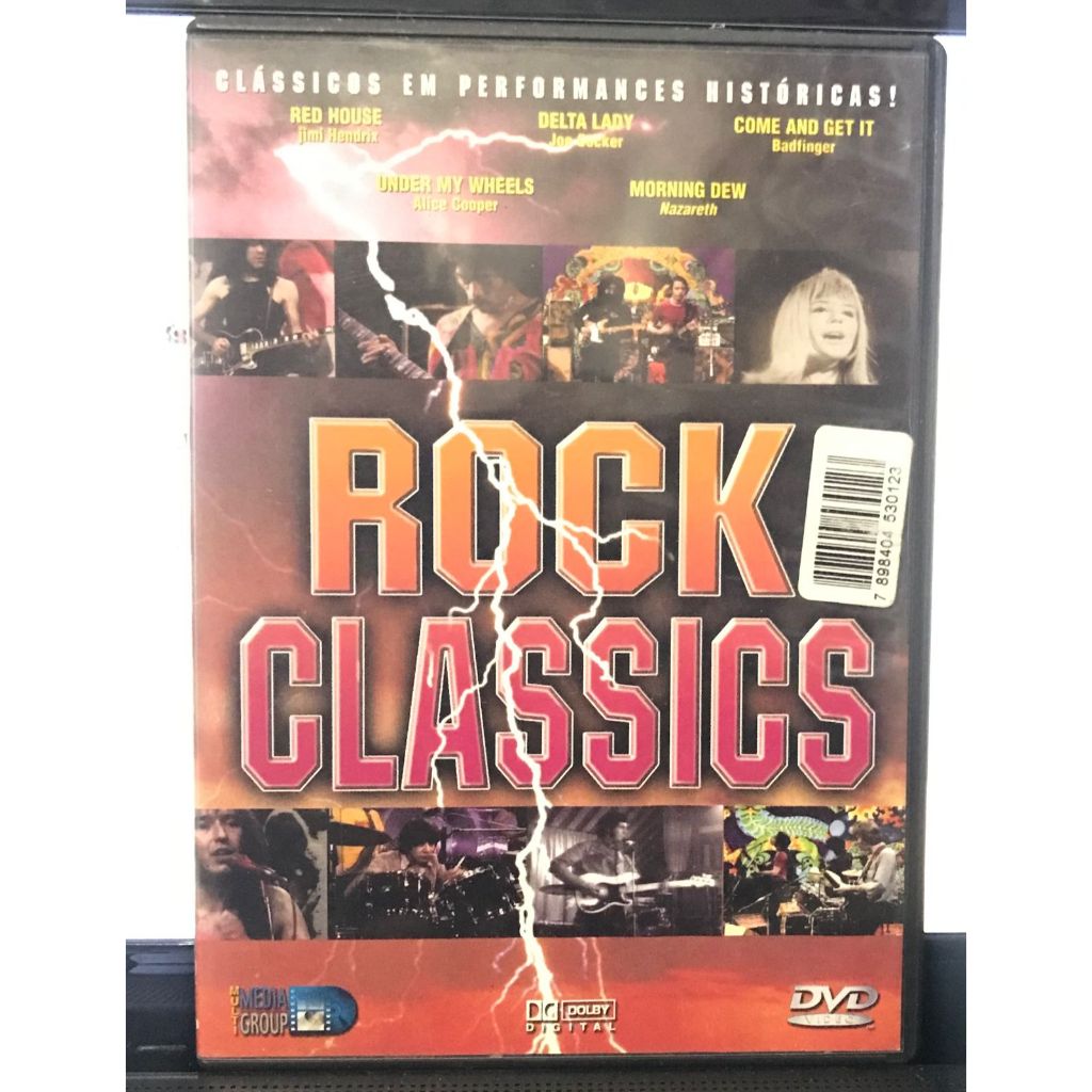 DVD Rock Classics Jimi Hendrix + Badfinger + Nazareth       502