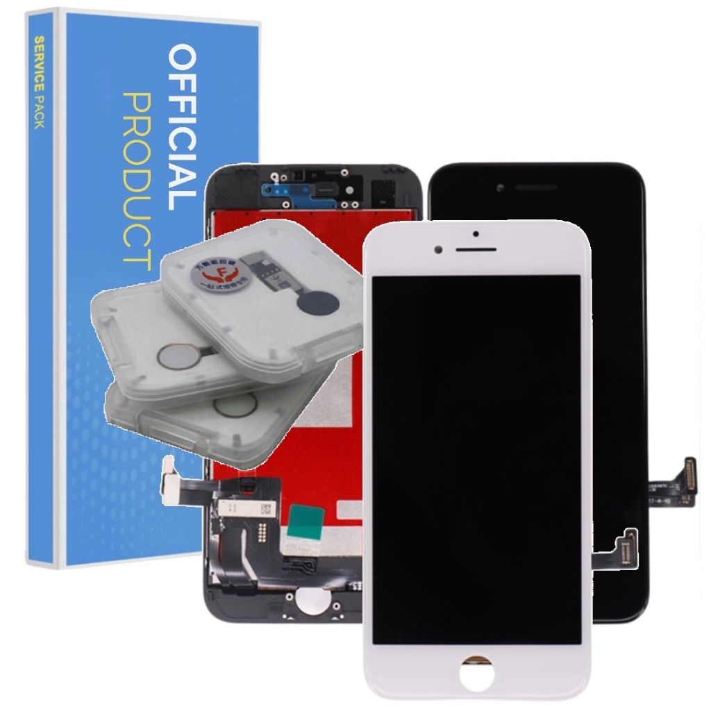 Tela Display Frontal + Botão Compatível iPhone 8 Plus A1864 A1897 + 1 Ano de Garantia!