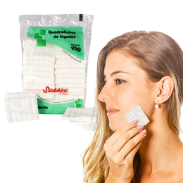 Quadradinhos de Algodão Hidrófilo Sussex 95g