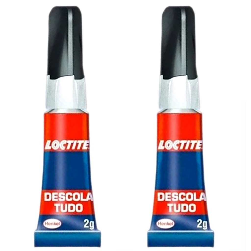 Kit 2 Descola Tudo Loctite 2g Remove Bonder Cola E Resíduos
