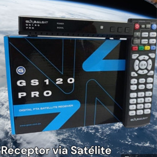Receptor via Satélite GS-120 pró