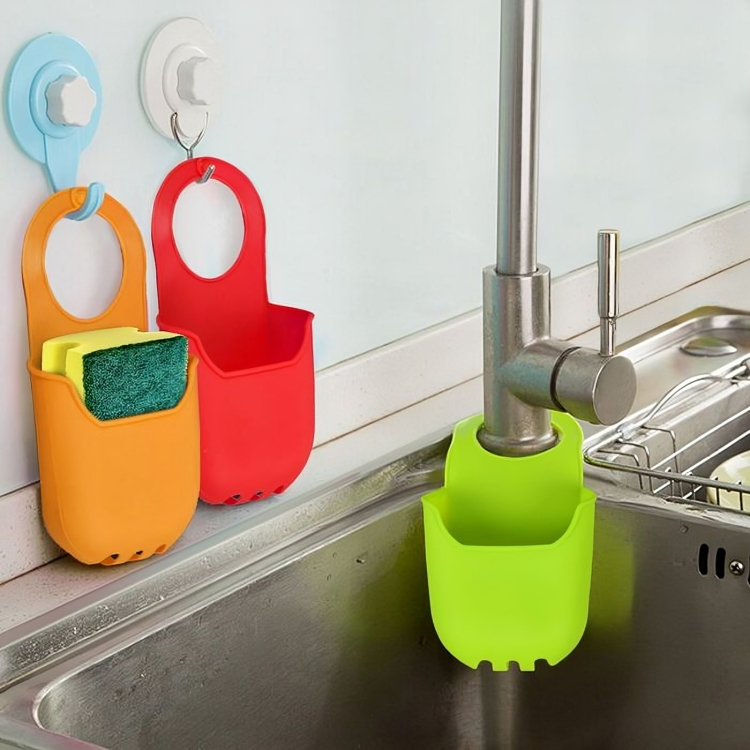 Suporte Porta Esponja Para Pia Escova Maleável Cozinha Pia Silicone em Oferta na Shopee