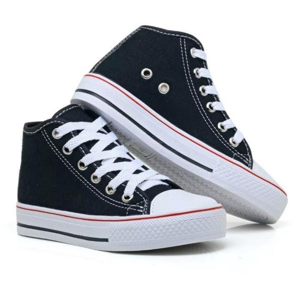 Tênis Infantil Botinha Star Casual Tradicional Confortável Super Leve em Oferta na Shopee