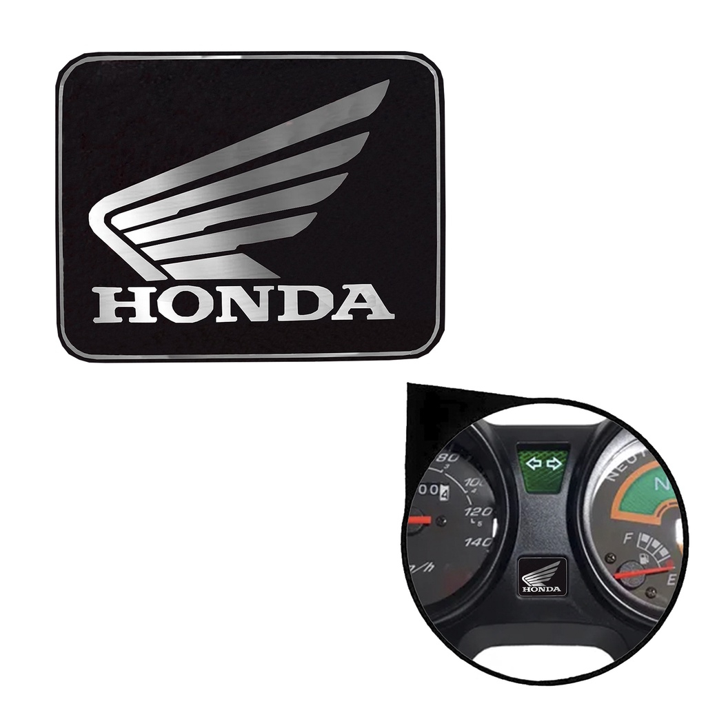 1 Adesivo Quadrado Aranha Logo Honda Painel Cadeado Titan Fan Cbx250 em Oferta na Shopee