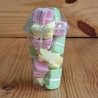 100 un Copo Bolha 300 ml PP c/ Tampa Bolha Sem Furo PET Reforçada Cristal em Oferta na Shopee