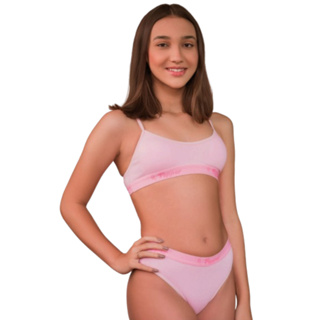 Conjunto de 5 Calcinhas e Sutiãs Juvenil Feminino com Elástico Firme em Oferta na Shopee