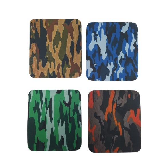 Mouse Pad Pequeno Escritório Jogo Gamer 17*20cm Camuflado