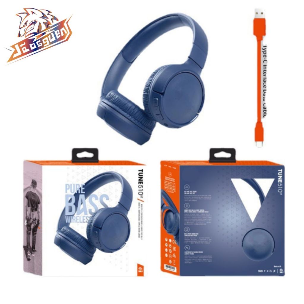 Fone de Ouvido Bluetooth Headset Stereo Wireless BT 510 em Oferta na Shopee