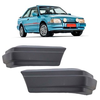 Ponteira Parachoque Dianteiro Escort GL Ghia Xr3 1984 1985 1986 Preto Texturizado em Oferta na Shopee