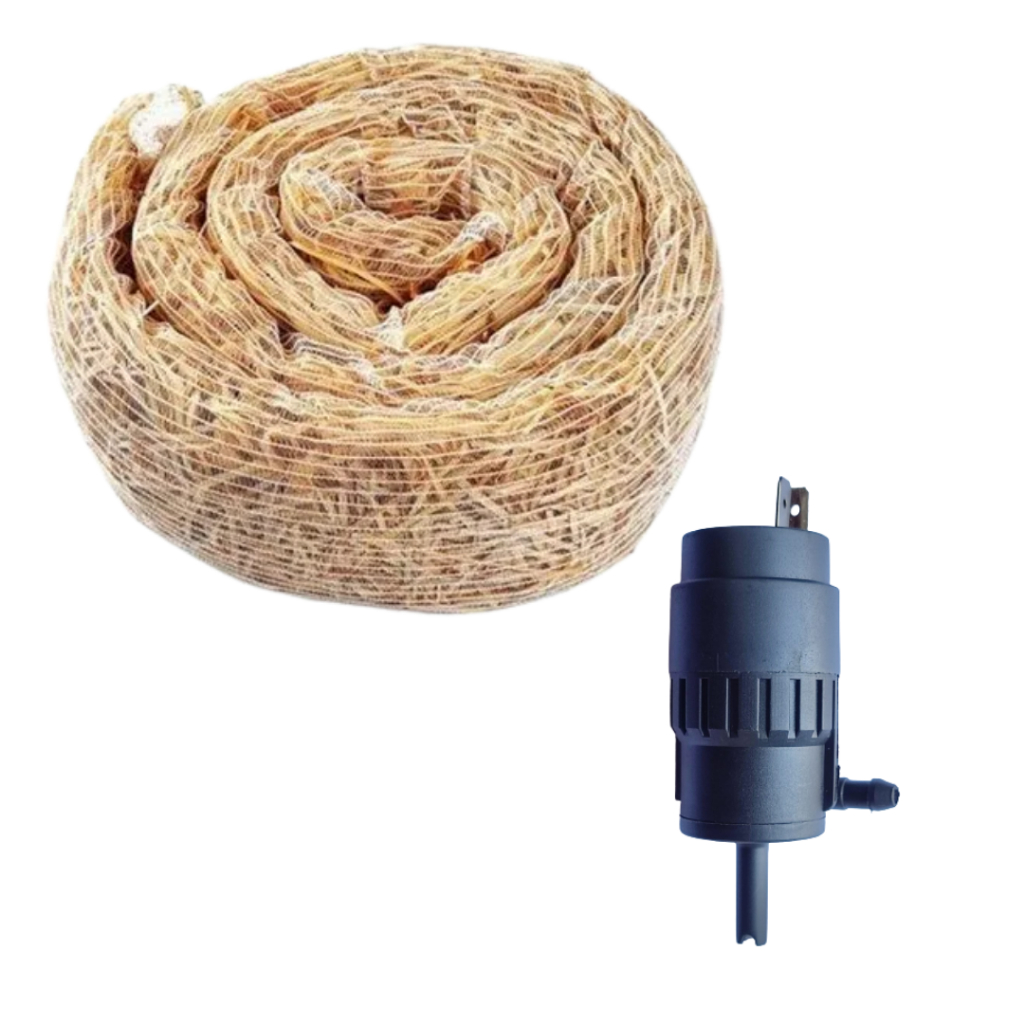 Palha Refil Filtro Climatizador Caminhao + Bomba para Água para Climatizador Limpador de Parabrisa
