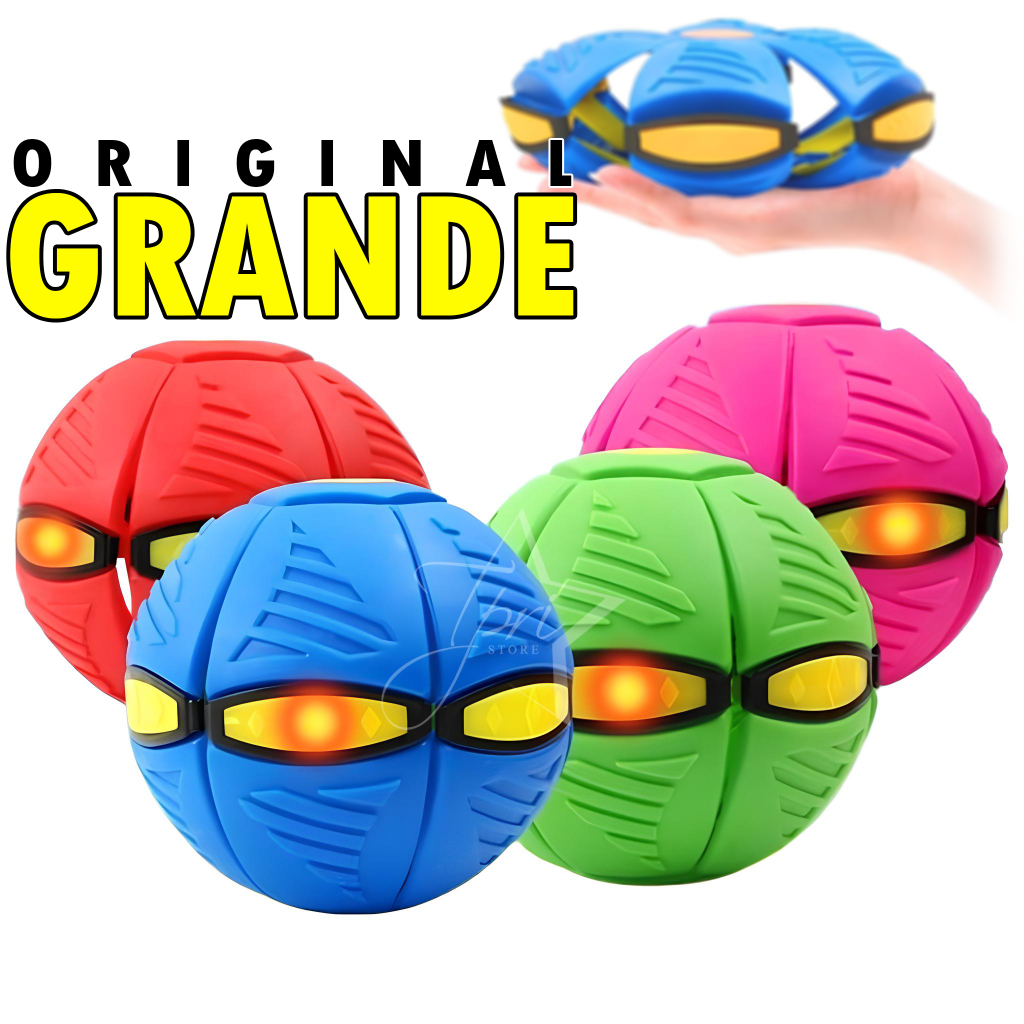 Bola Mágica Voadora Maluca Original LED Disco Voador Futurista Brinquedo Infantil Sem Furar Magic