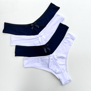 kit 4 calcinhas fio duplo em poliamida fio dental empina bumbum não marca roupa em Oferta na Shopee