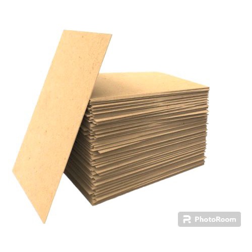 Imagem kit 10,20,30,50 Chapas Mdf Cru 3mm Placa  20x30 Artesanato Para Sublimação Quadros  - 10 unidades