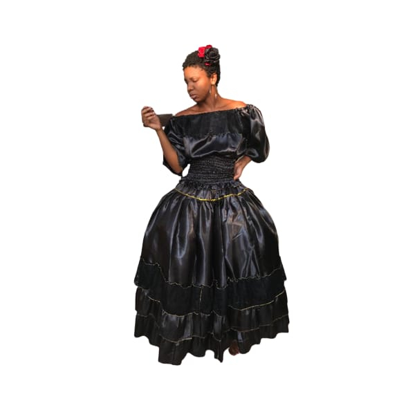Conjunto Pombagira Dama da Noite Maria Padilha Rainha Cemitério Umbanda Candomblé plus size