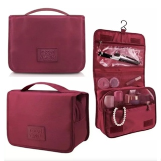 Bolsa Necessaire Organizadora de Mala Higiene Pessoal p/Viagem Divisórias/ViagemdeNegócios/Portátil/-DiversasCoresOFerta em Oferta na Shopee