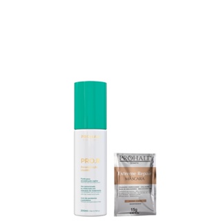 Reconstrução Instantânea Líquida Cabelos Danificados Prohall em Oferta na Shopee