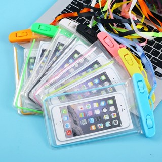 Bolsa impermeável para celular, cabresto de natação transparente, takeaway, bolsa selada especial para ciclistas, capa protetora, mergulho com tela sensível ao toque