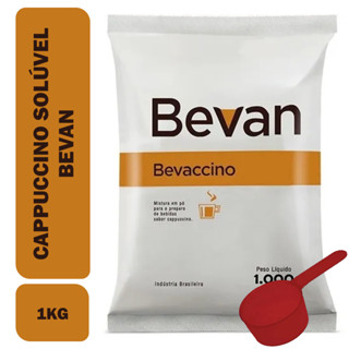 Cappuccino Em Pó Solúvel Bevan 1kg + Medidor 30g