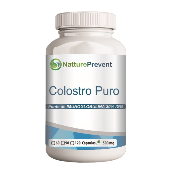 Colostro Puro 500mg 60 / 90 / 120 Cápsulas - Suplemento Alimentar Natural    natuverdemax em Oferta na Shopee