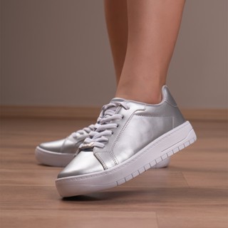 Tênis Feminino Casual Cano Baixo Flatform Confortável Leve