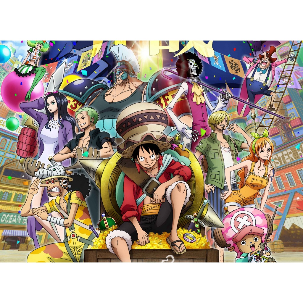 Painel decorativo festa aniversários so um bolinho zoro one piece em Oferta na Shopee