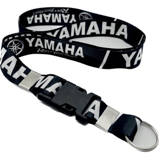 1 Chaveiro Yamaha Cycles Moto Cordão PRETO "revs your heart"